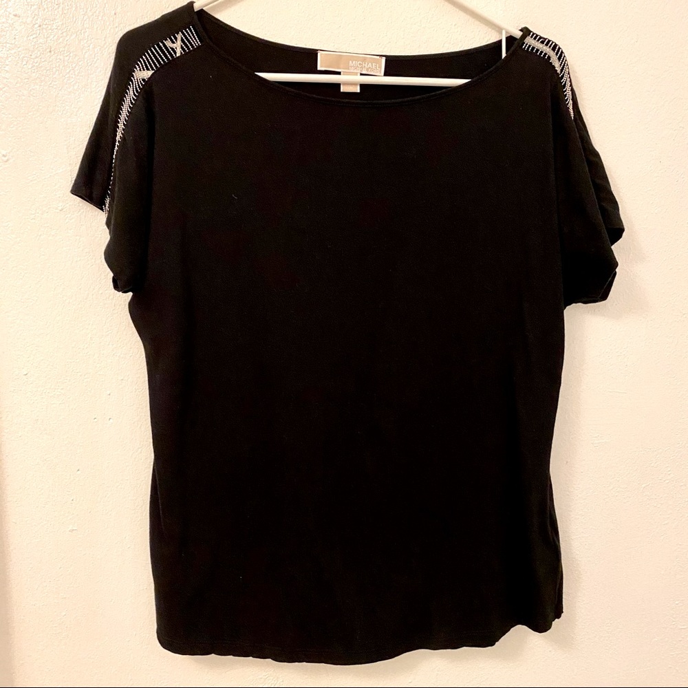 Women’s Michael Kors black cotton top